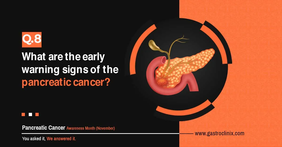 What are the early warning signs of pancreatic cancer