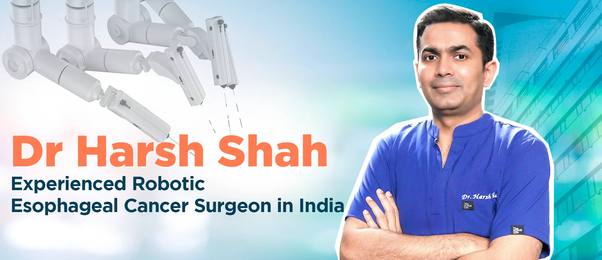 Experienced robotic esophageal cancer surgeon in india