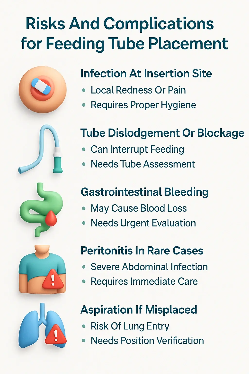 Risks And Complications for Feeding Tube Placement