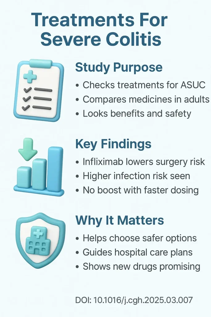 Medical Therapy for Acute Severe Ulcerative Colitis A Systematic Review With Meta analysis. DOI 10.1016j.cgh .2025.03.007