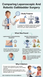 Comparative effectiveness, safety, and cost of laparoscopic versus robotic minimally invasive cholecystectomy a systematic review and meta-analysis.DOI 10.1007s11701-025-02863-8