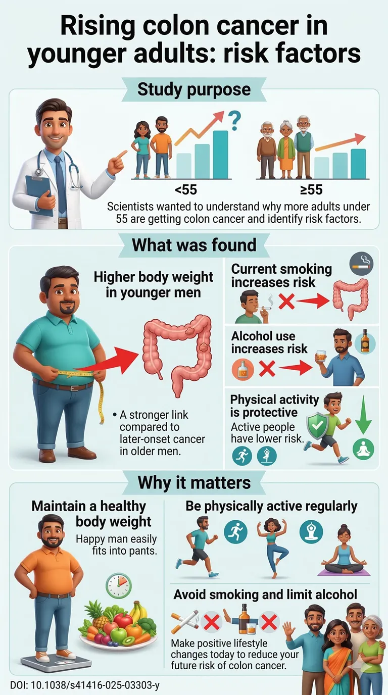 A prospective investigation of early-onset colorectal cancer risk factors-pooled analysis of three large-scale European cohorts.