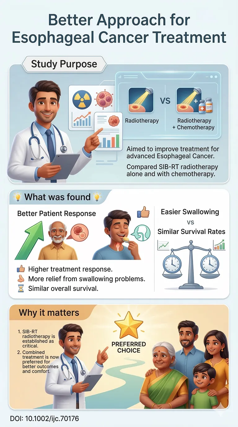 Simultaneous integrated boost intensity-modulated radiotherapy with or without in patients with esophageal squamous cell carcinoma phase III clinicalDOI 10.1